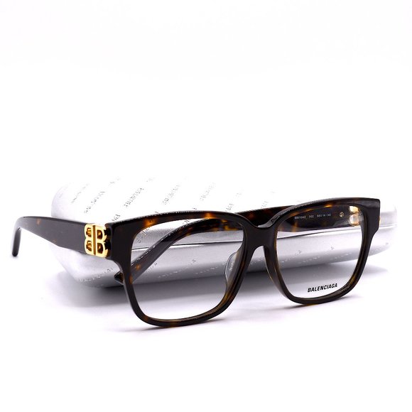 NEW BALENCIAGA BB0104O 002 HAVANA AUTHENTIC EYEGLASSES FRAME - Picture 11 of 15